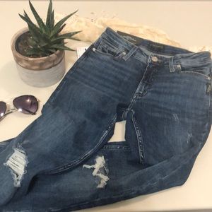 Silver Bleecker Mid Skinny Bootcut